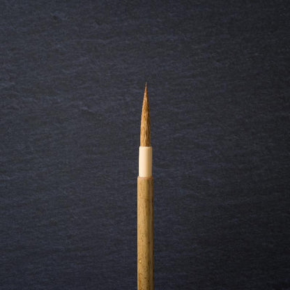 【KAWAJIRI】Well-aged Pure Kolinsky with Mottled Bamboo Handle
