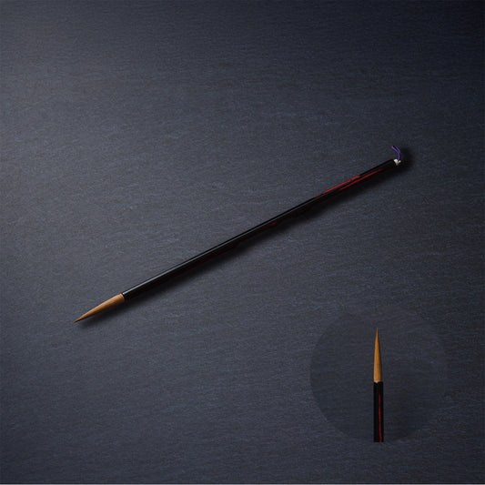 【NARA FUDE】AKEBONO-NURI (Kolinsky Long, Slender Head)