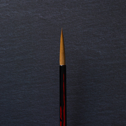 【NARA FUDE】AKEBONO-NURI (Kolinsky Long, Slender Head)