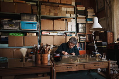 【NARA FUDE】AKEBONO-NURI (Kolinsky Long, Slender Head)