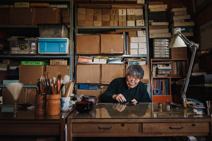 【NARA FUDE】NEGORO-NURI (Kolinsky Long, Slender Head)